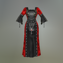 Gothic Cross Fitmesh Medieval Dress