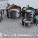 Eclectica Anodised Aluminium Kitchen Accessories
